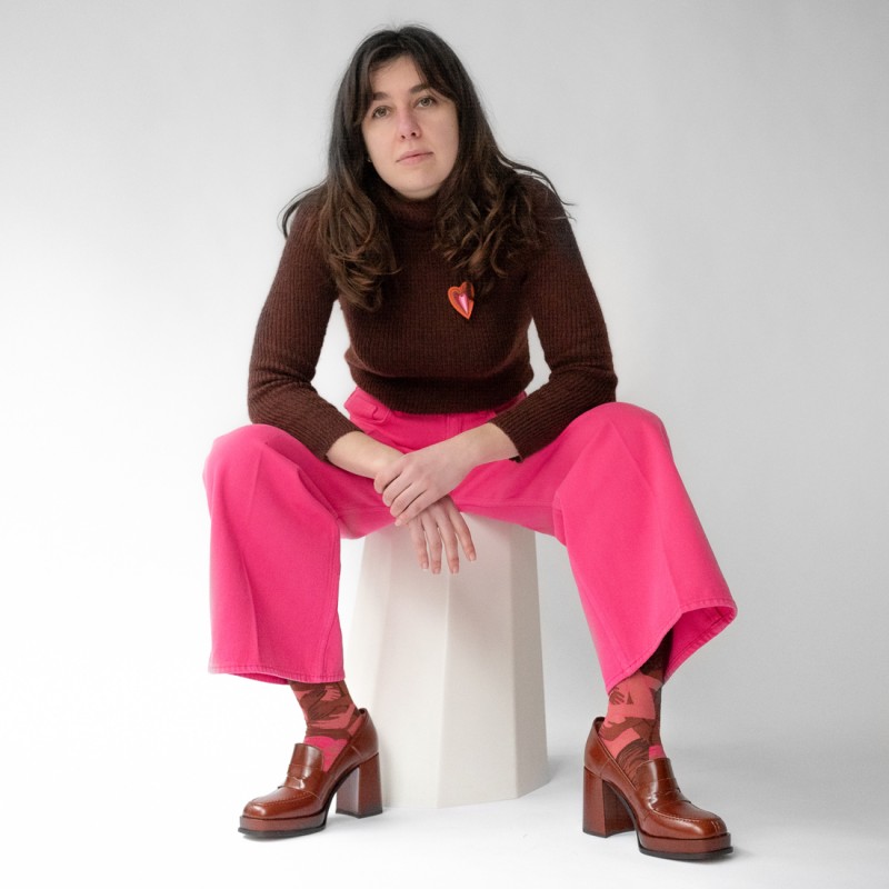 Bonne Maison Chaussette Couple Châtaigne