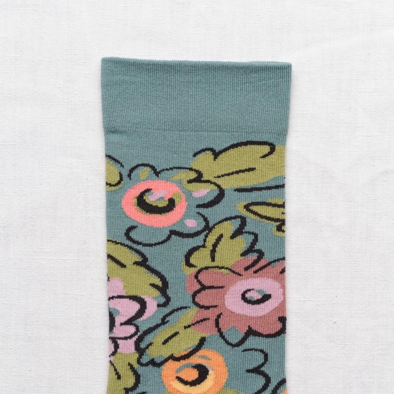 Bonne Maison Chaussette Fleur Arctique