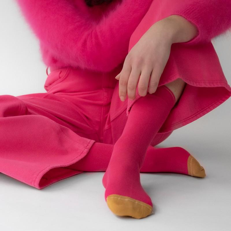 Bonne Maison Chaussette Framboise