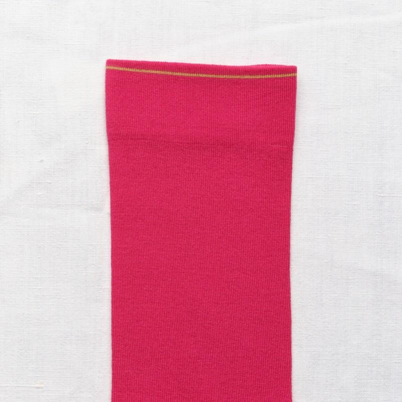 Bonne Maison Chaussette Framboise