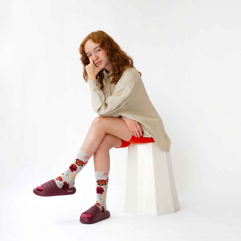 Bonne Maison Chaussette Ibis Céladon