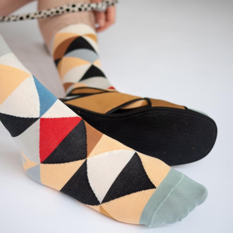 Bonne Maison Chaussette Losange Multico