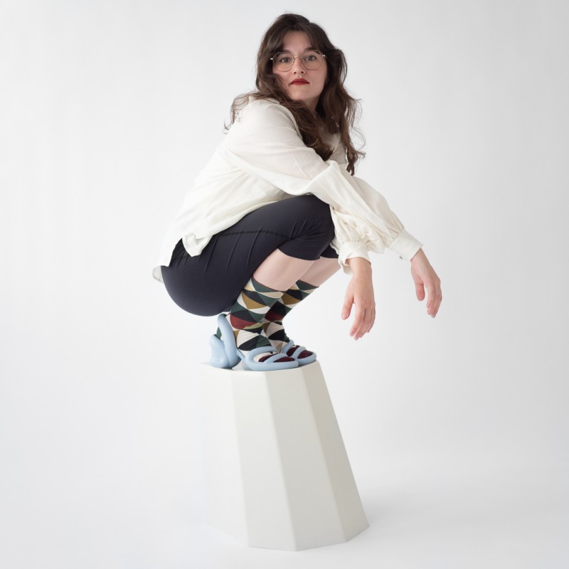 Bonne Maison Chaussette Lozange Multico