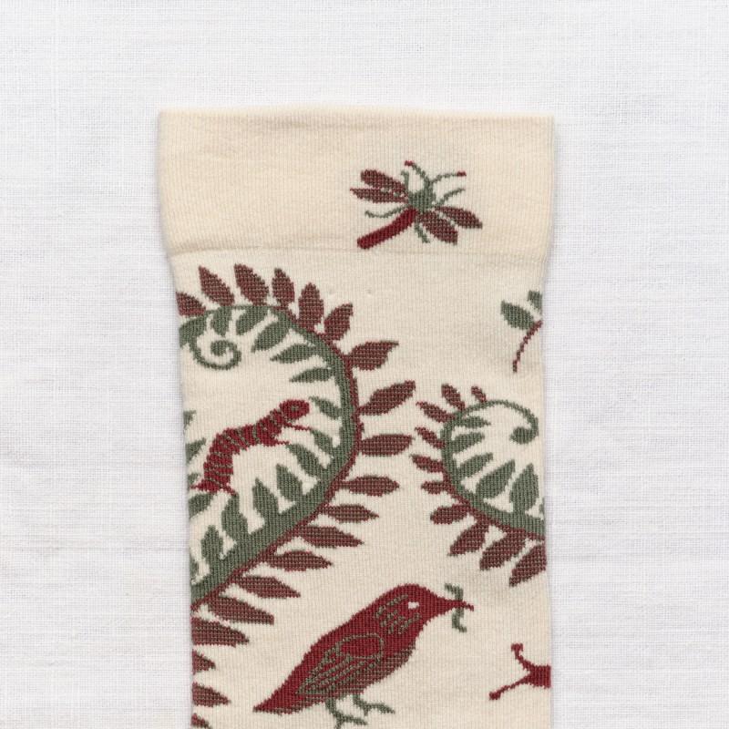 Bonne Maison Chaussette Oiseau Naturel