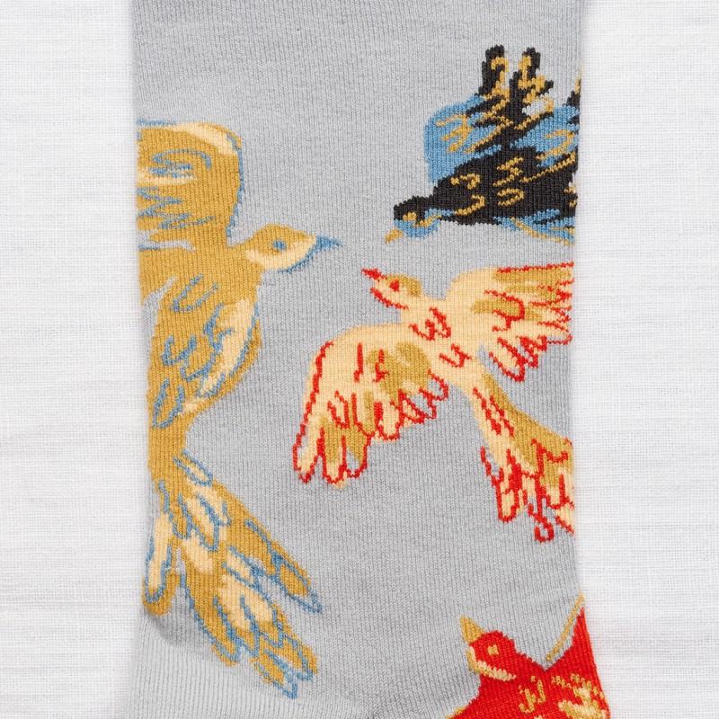 Bonne Maison Chaussette Oiseaux Pluie
