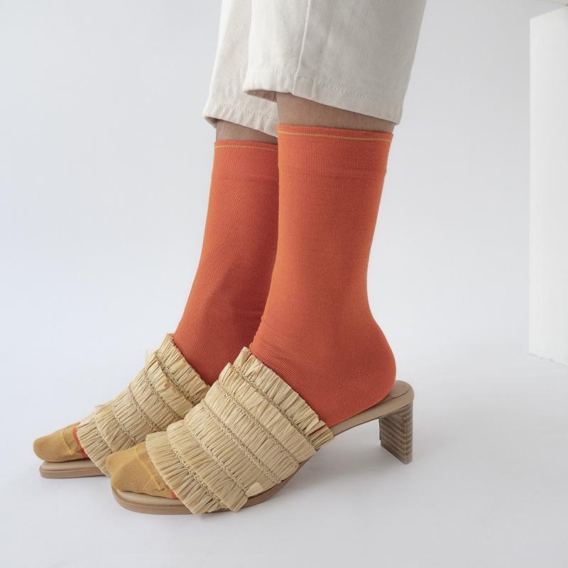 Bonne Maison Chaussette Orange