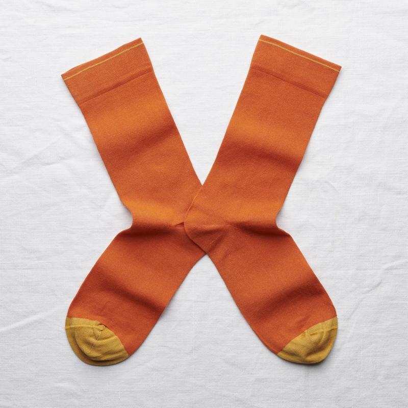 bonne maison Chaussette Orange