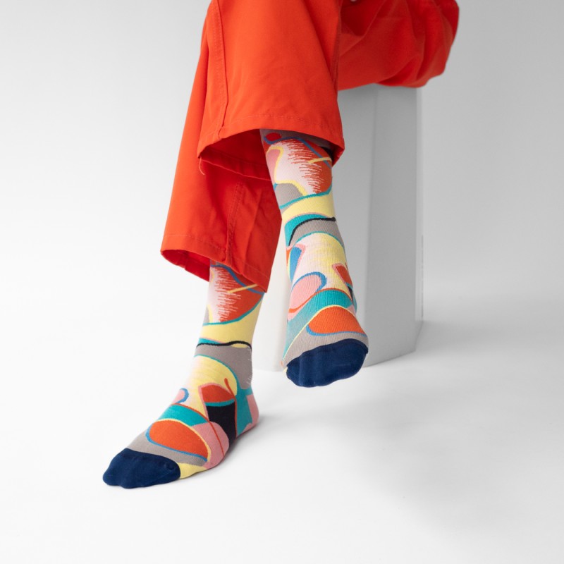 bonne maison Chaussette Patchwork Éléphant