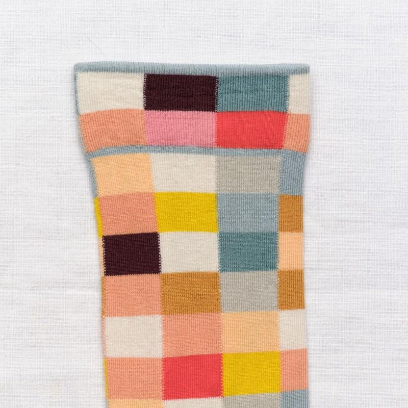 Bonne Maison Chaussette Pixels Multico