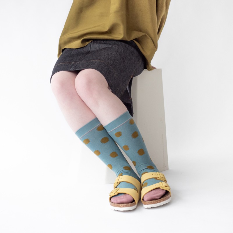 Bonne Maison Chaussette Pois Arctique