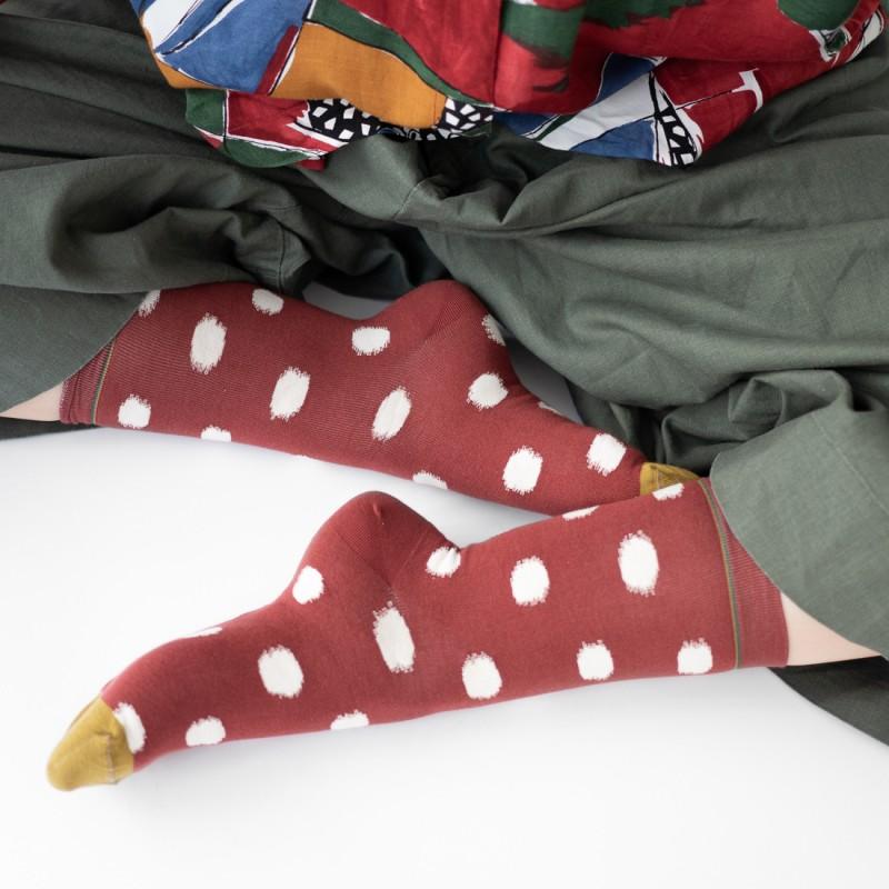 Bonne Maison Chaussette Pois Porto