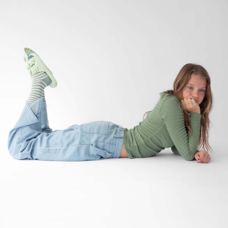 Bonne Maison Chaussette Rayée Mer