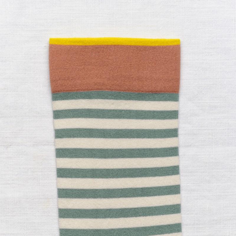 Bonne Maison Chaussette Rayure Arctique