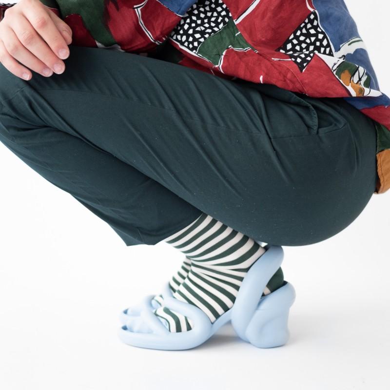 Bonne Maison Chaussette Rayure Épicéa