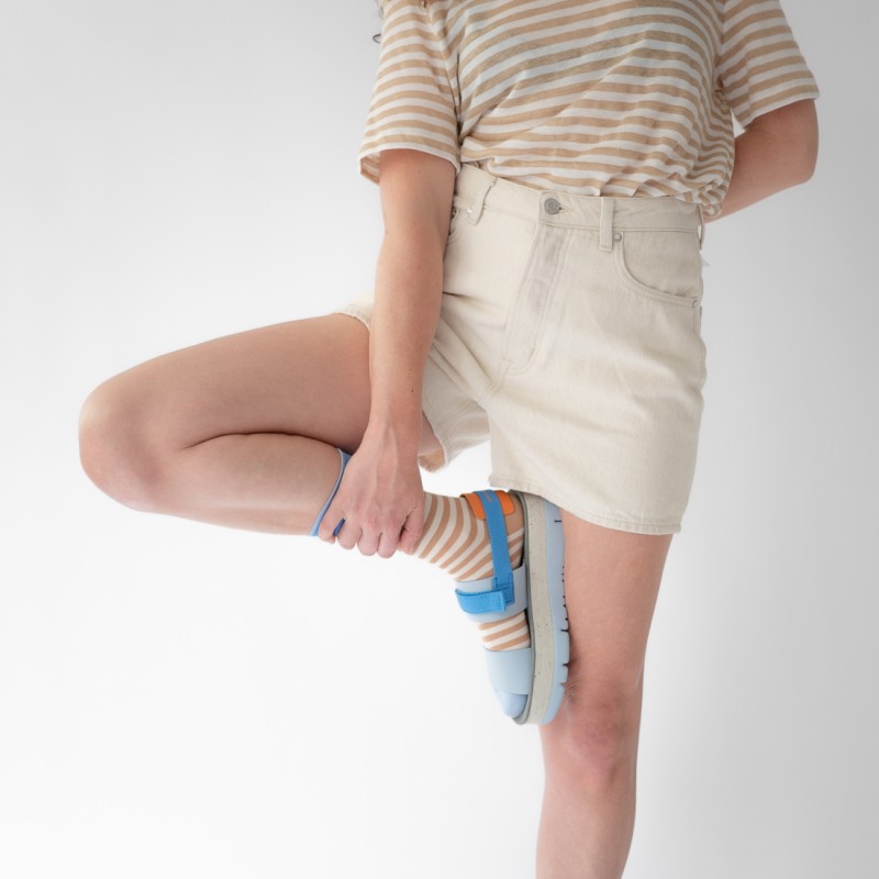 Bonne Maison Chaussette Rayure Praliné