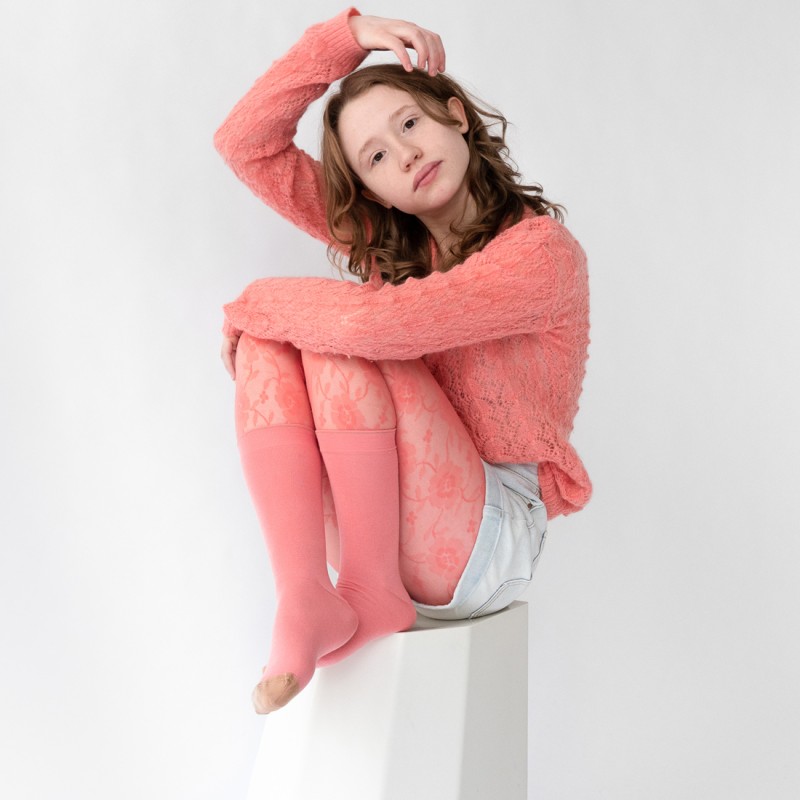 Bonne Maison Chaussette Rose Frais