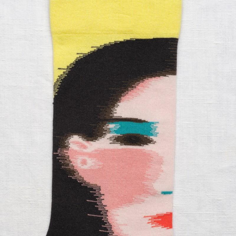 Bonne Maison Chaussette Visage Canari