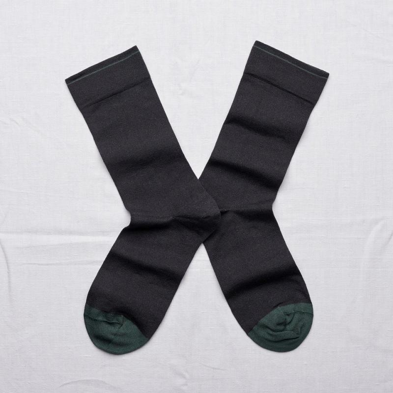 bonne maison Chaussettes Faux Noir