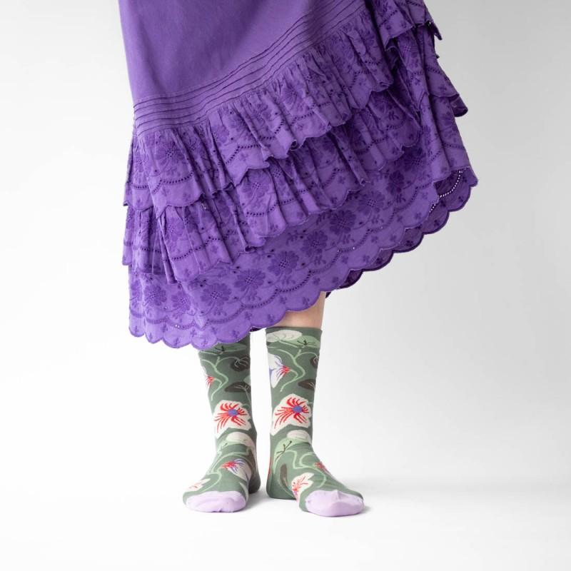 Bonne Maison Chaussettes Fleurs