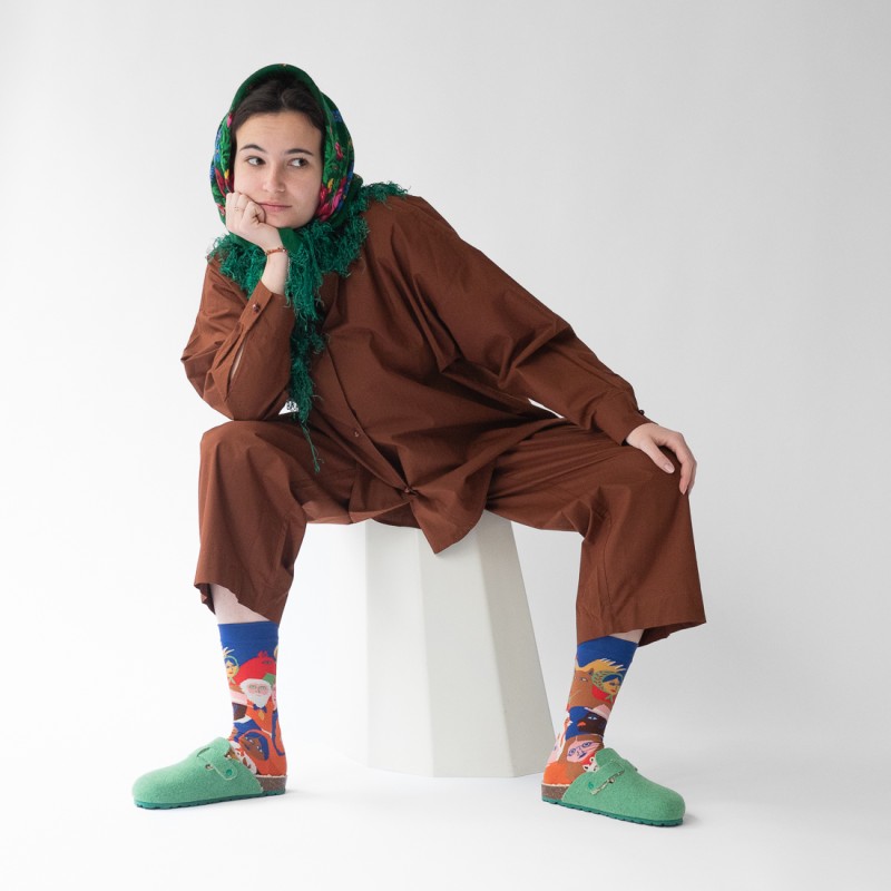 Bonne Maison Chaussettes Foule