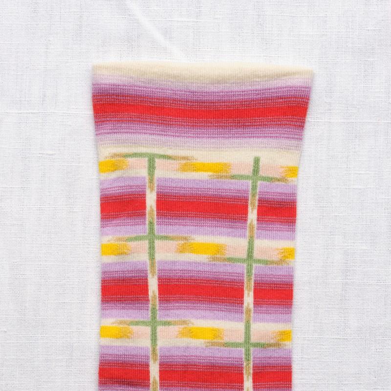 Bonne Maison Chaussettes Ikat Multico