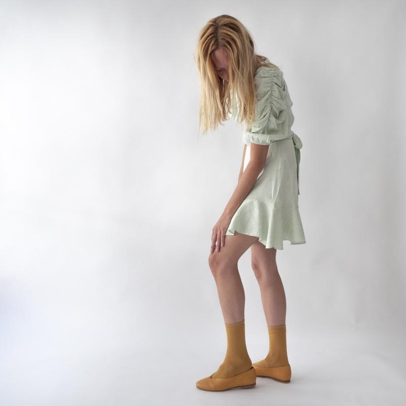 Bonne Maison Chaussettes Ocre