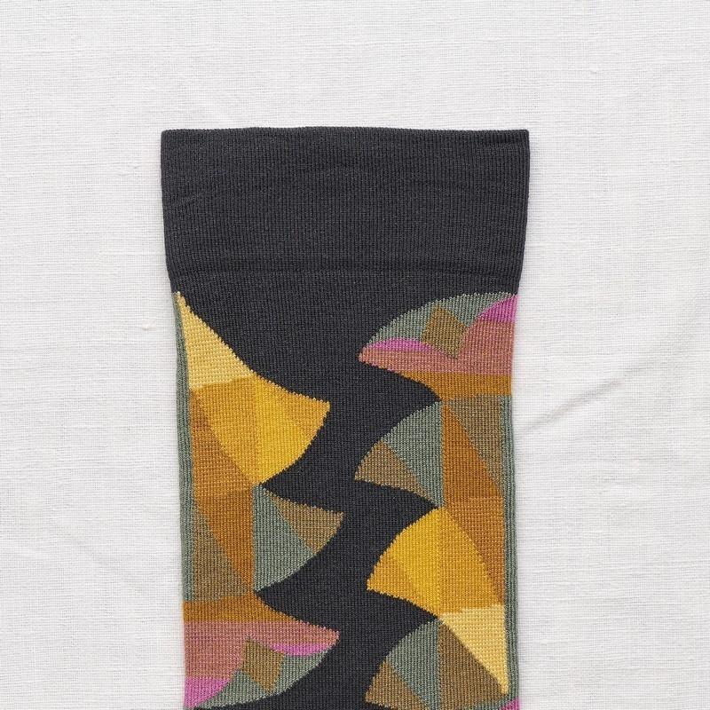 Bonne Maison Chaussettes Palme Nuit