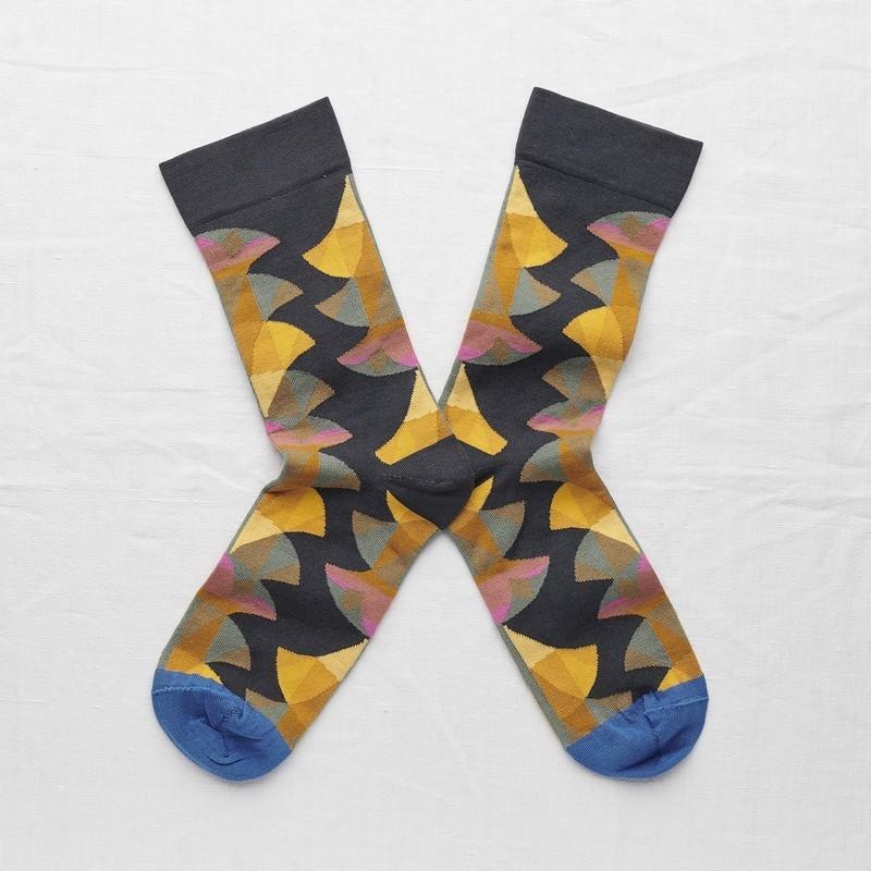 bonne maison Chaussettes Palme Nuit