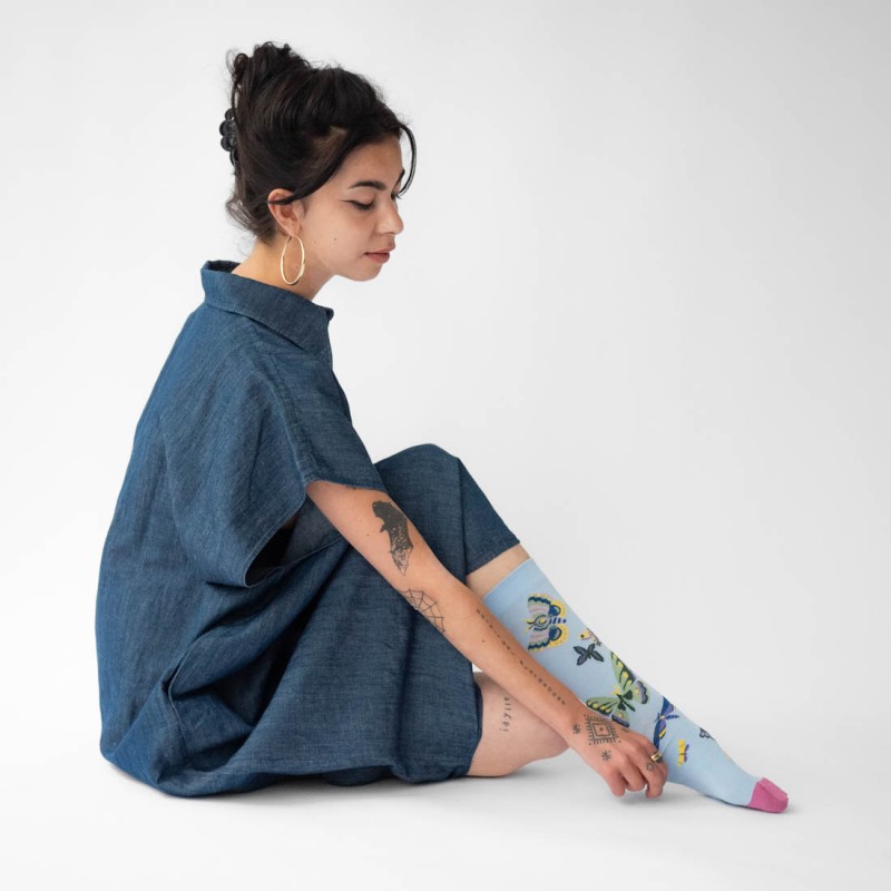 Bonne Maison Chaussettes Papillons