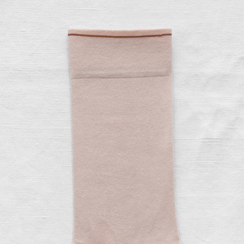Bonne Maison Chaussettes Rose Bouton
