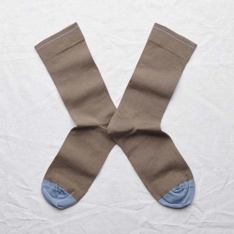 bonne maison Chaussettes Taupe