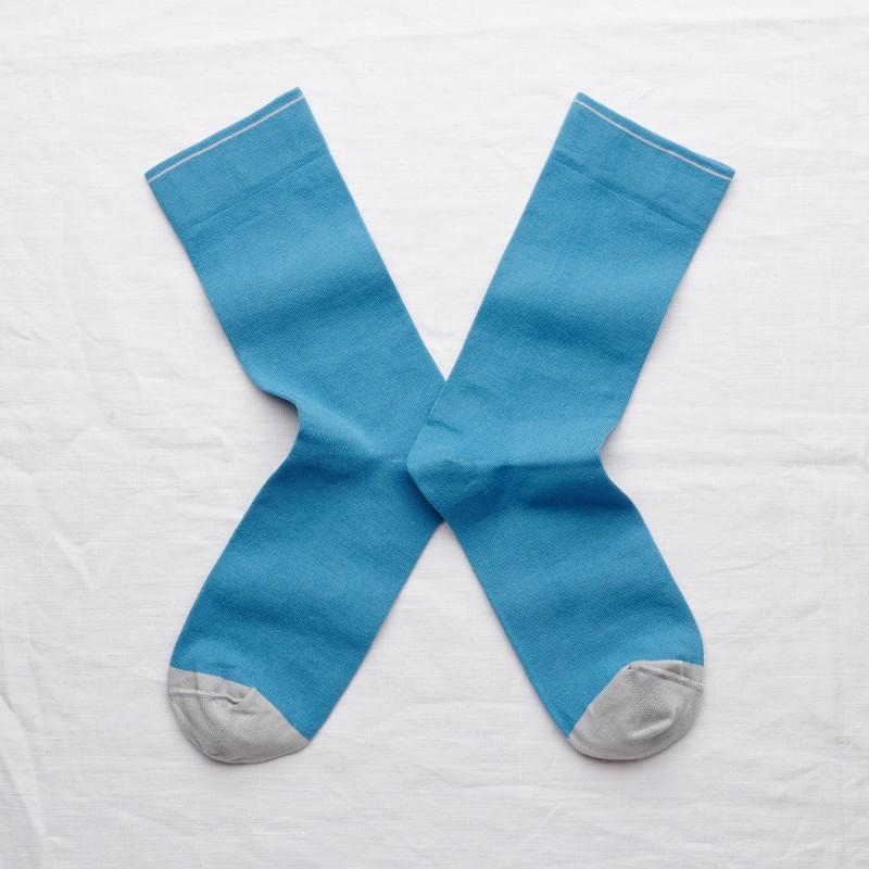 bonne maison Chaussettes Uni Vague