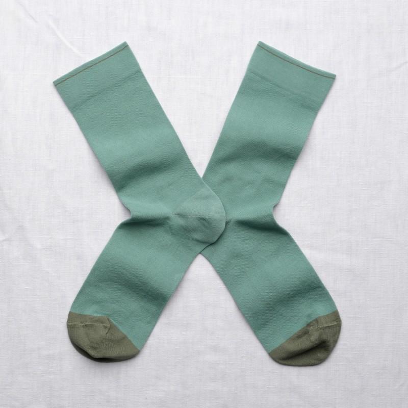 bonne maison Chaussettes Unies Aloès