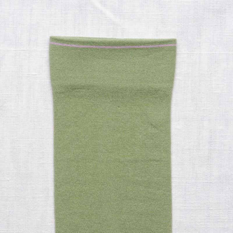 Bonne Maison Chaussettes Vert Vieilli