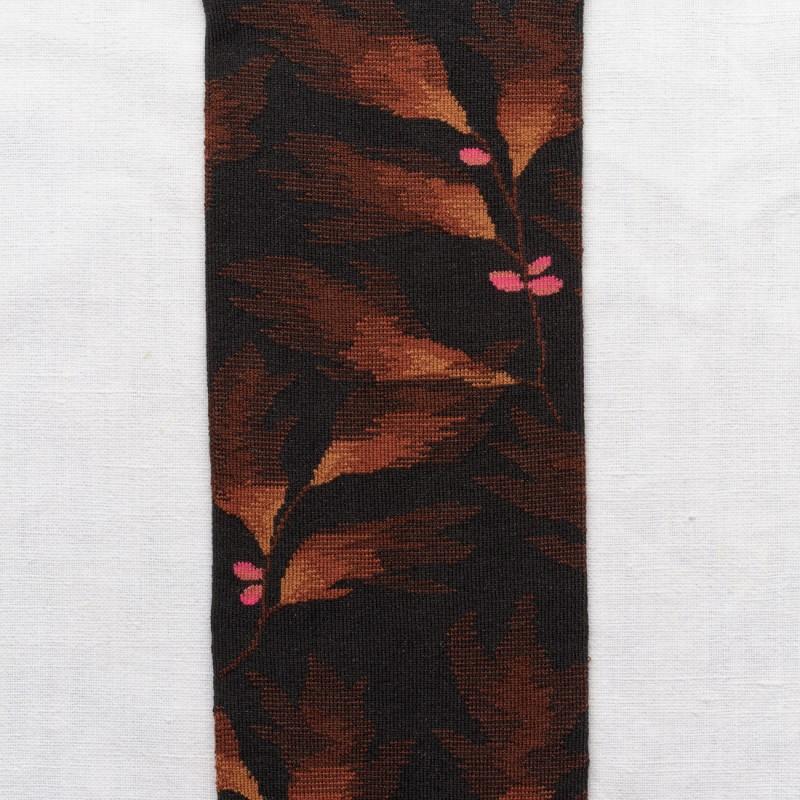 Bonne Maison Mi-Bas Palme Faux Noir