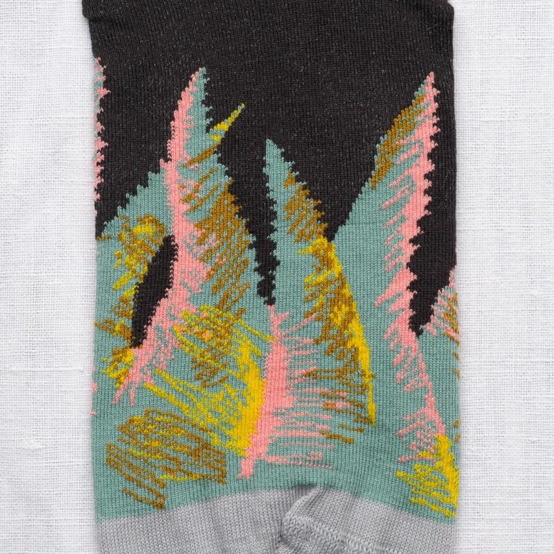 Bonne Maison Socquettes Aloès Faux Noir