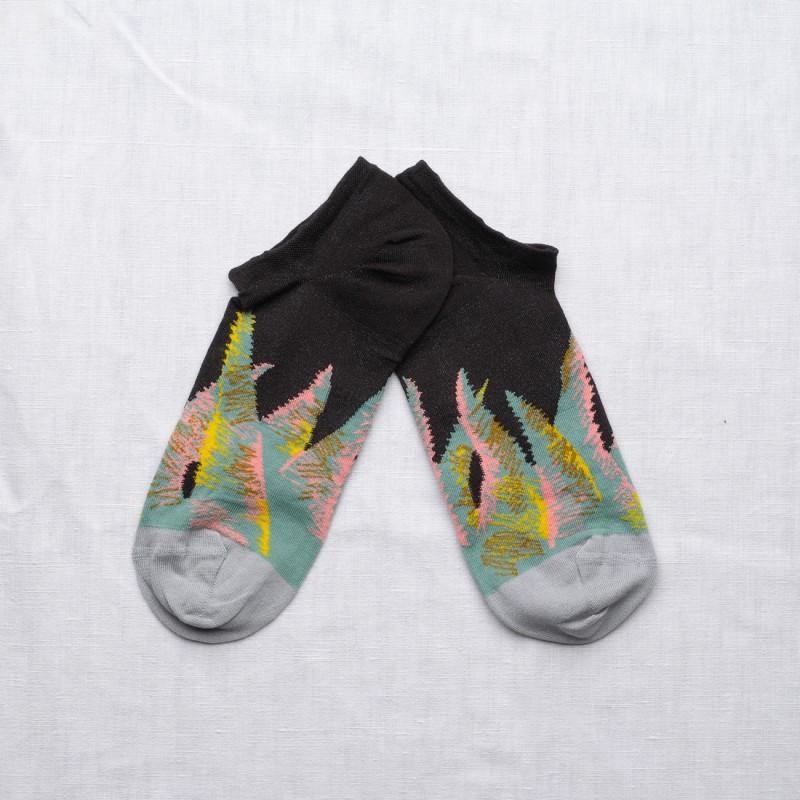 bonne maison Socquettes Aloès Faux Noir