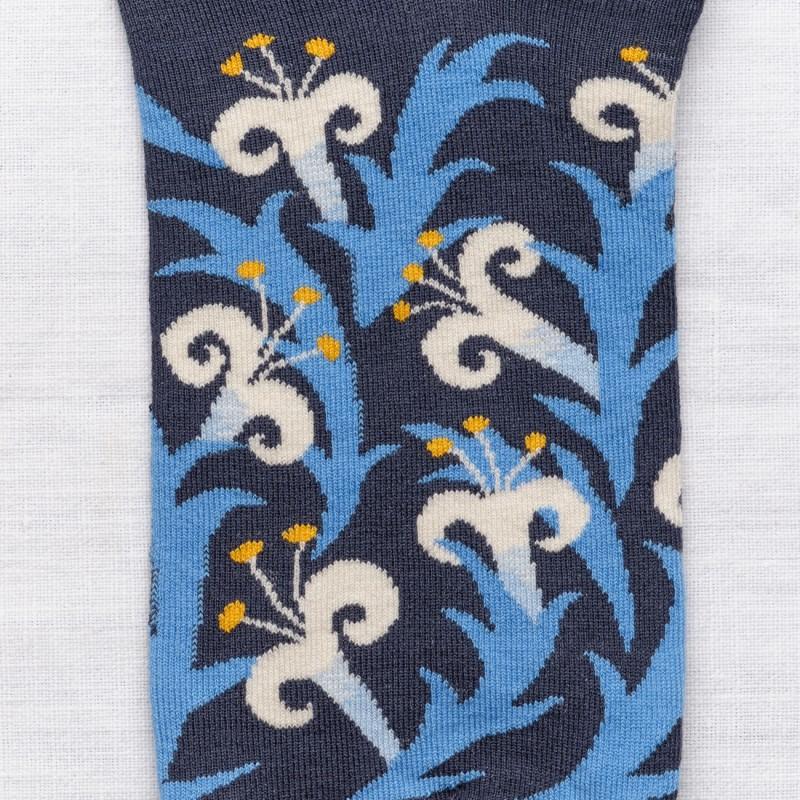 Bonne Maison Socquettes Lys Ardoise