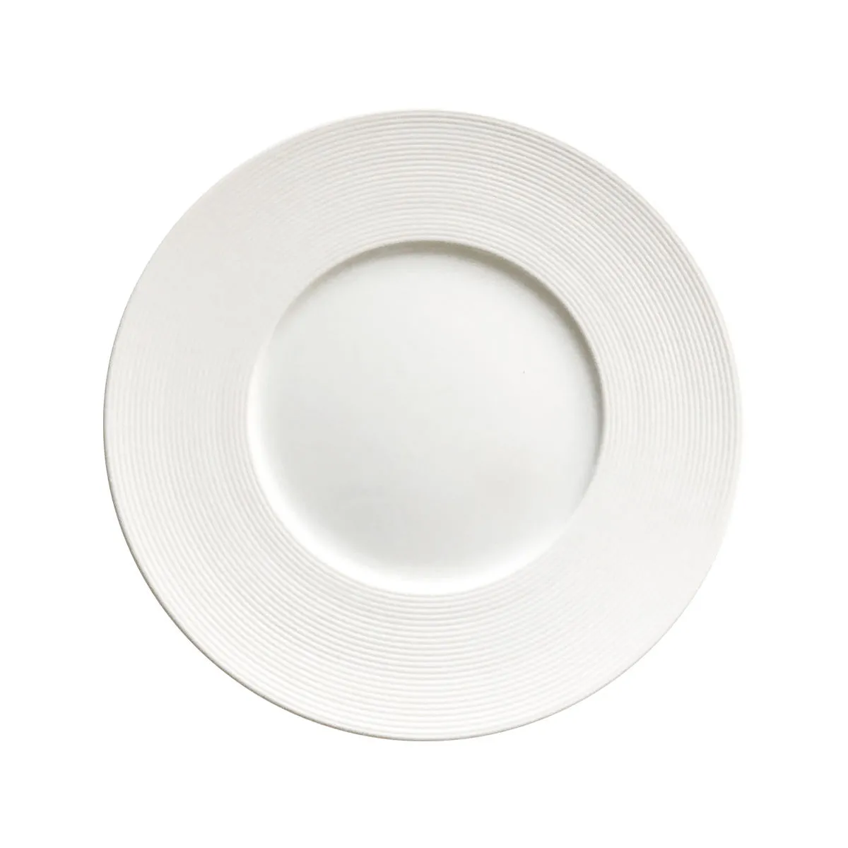 bruno evrard Assiette à dessert blanche en porcelaine 23cm - SOLARA