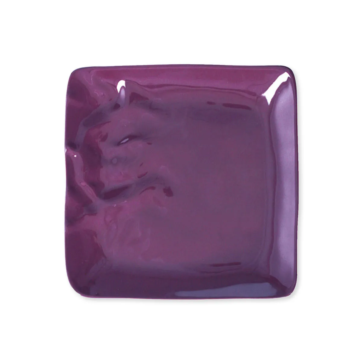 bruno evrard Assiette à dessert carrée en porcelaine 21cm