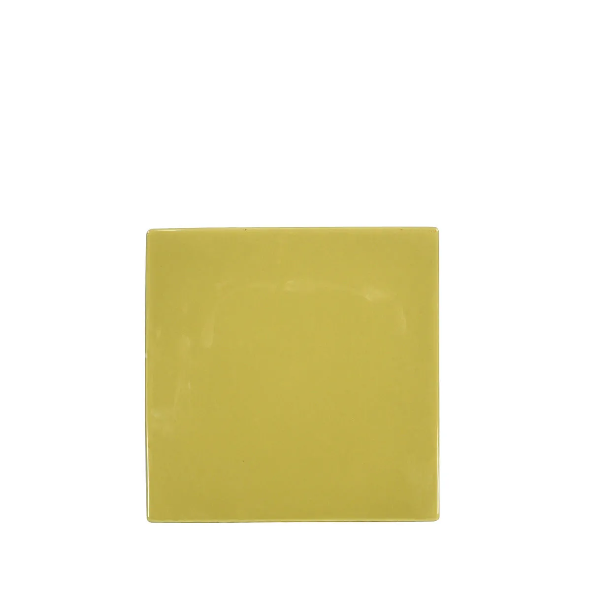 bruno evrard Assiette à dessert carrée MATINE vert 21cm en faïence bruno evrard Assiette à dessert carrée MATINE vert 21cm en faïence