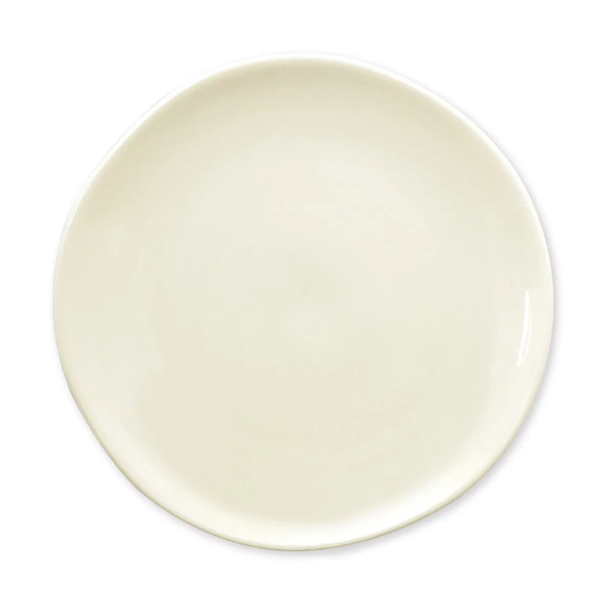 bruno evrard Assiette à Dessert Contemporaine en Faïence - Couleur Ivoire - TERANA