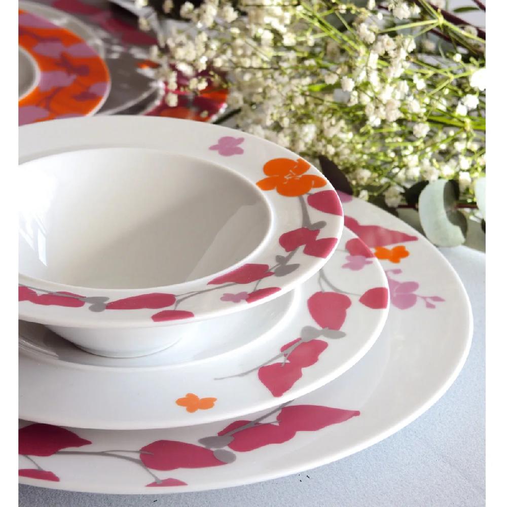 Bruno Evrard Assiette à Dessert Design En Porcelaine Colorée - 22cm