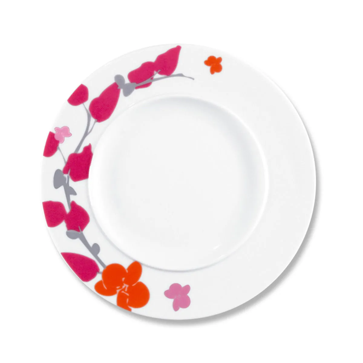 bruno evrard Assiette à Dessert Design en Porcelaine Colorée - 22cm