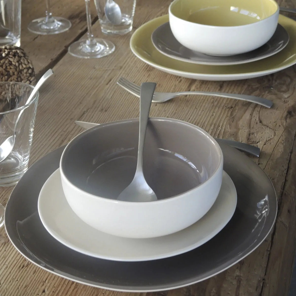 Bruno Evrard Assiette à Dessert En Faïence - Vaisselle Contemporaine