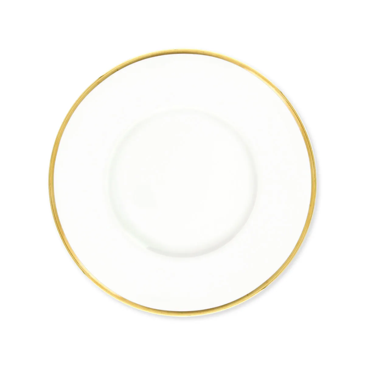 bruno evrard Assiette à dessert en porcelaine - Assiettes filet or