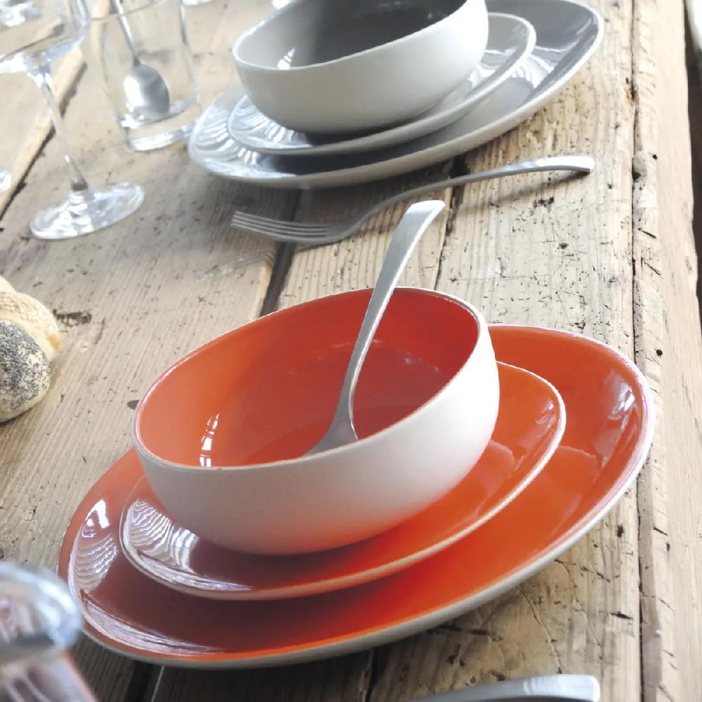 Bruno Evrard Assiette Chic à Dessert - Design Artisanal - Vaisselle Tendance