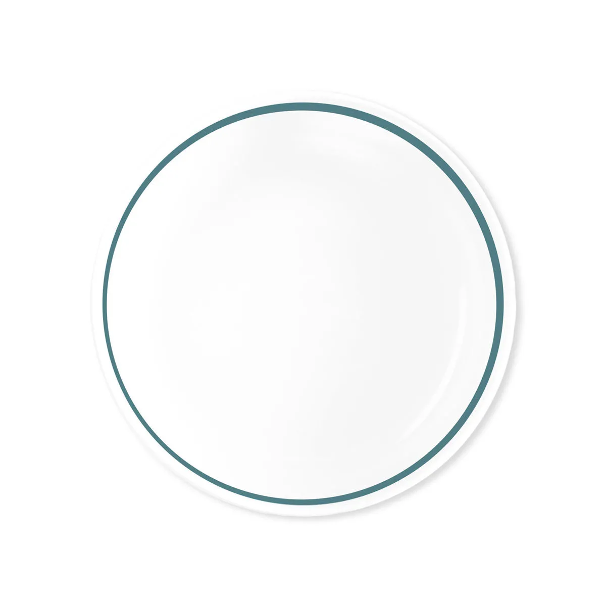 Bruno Evrard Assiette Creuse Couleur Bleu Canard - Porcelaine Fine