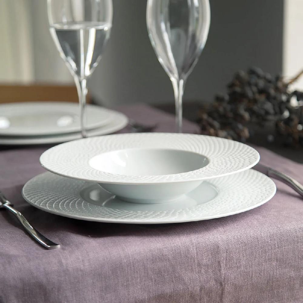 Bruno Evrard Assiette Creuse Design - 23cm - Assiette à Risotto