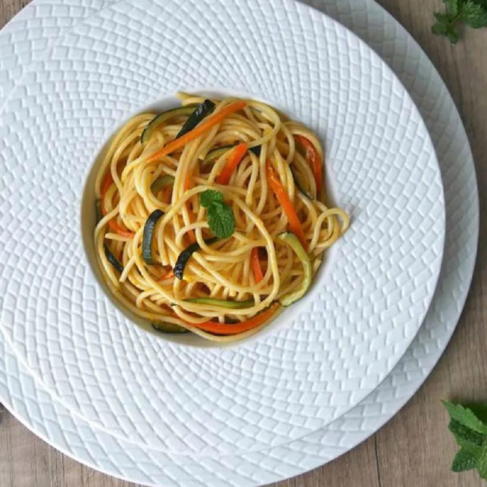 Bruno Evrard Assiette Creuse Design - 23cm - Assiette à Risotto